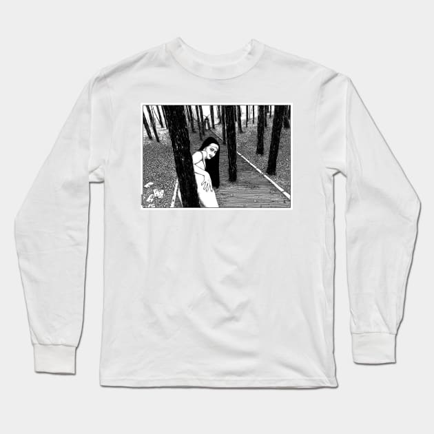 asc 603_L'histoire sans fin (The Garden of Forking Paths) Long Sleeve T-Shirt by apolloniasaintclair